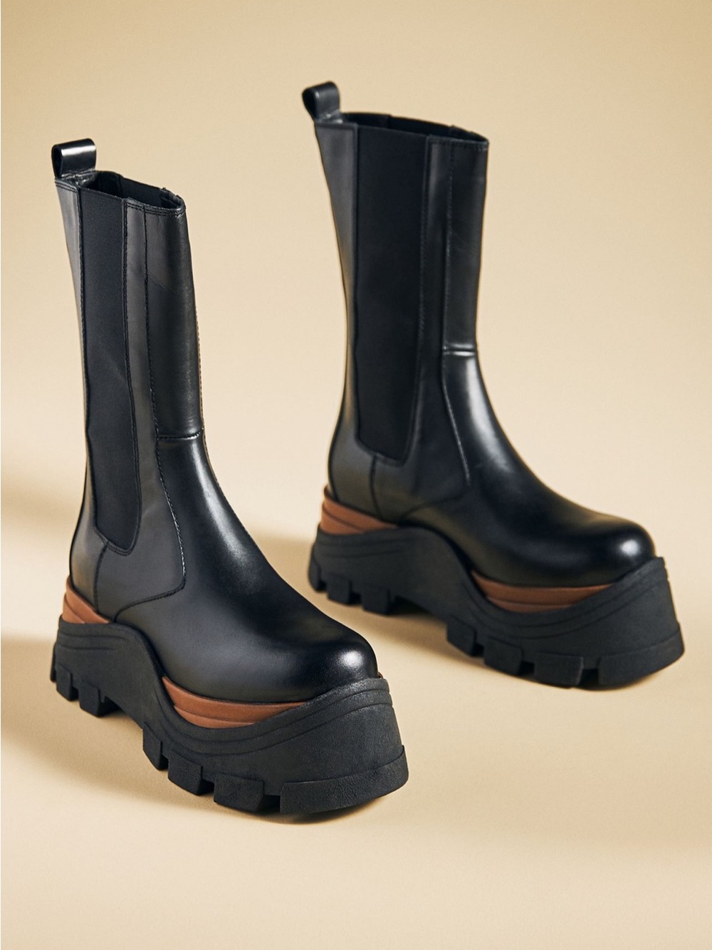 Anthropologie Alohas Phoenix Boots • Size 38 (7-7.5) Black